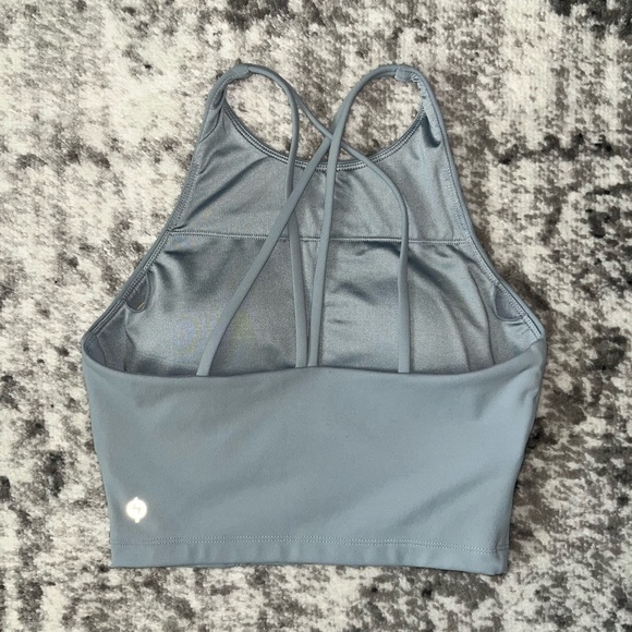 Popflex Cleo Corset Crop Bralette - Blue Stone - Picture 5 of 8